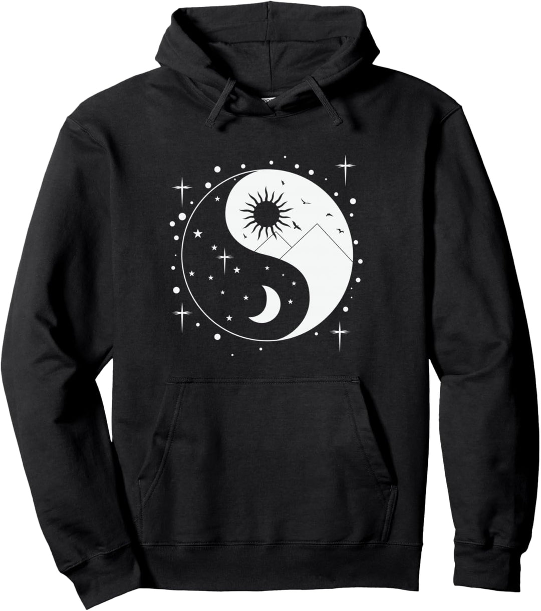 Yin und Yang Pullover Hoodie