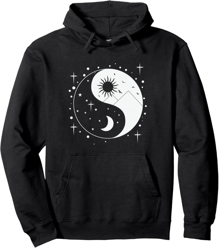Yin und Yang Pullover Hoodie
