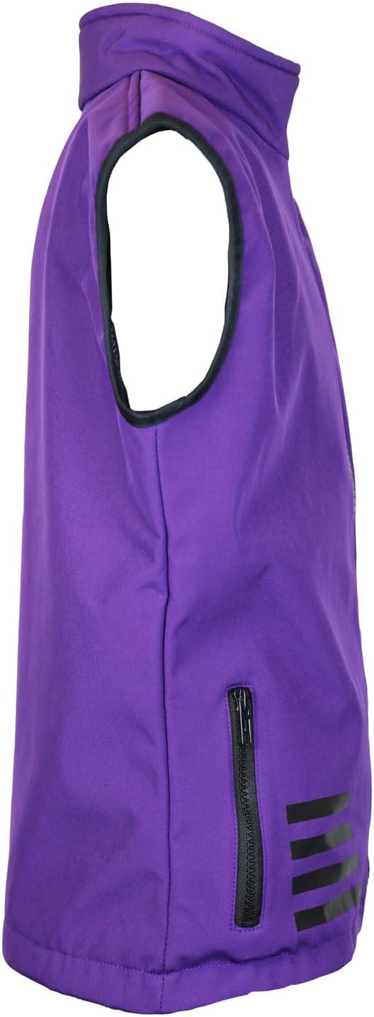 MS-Trachten Kinder Softshell Reitweste Juli Meshfutter tolle Farben 122-128 Lila, 122-128 Lila