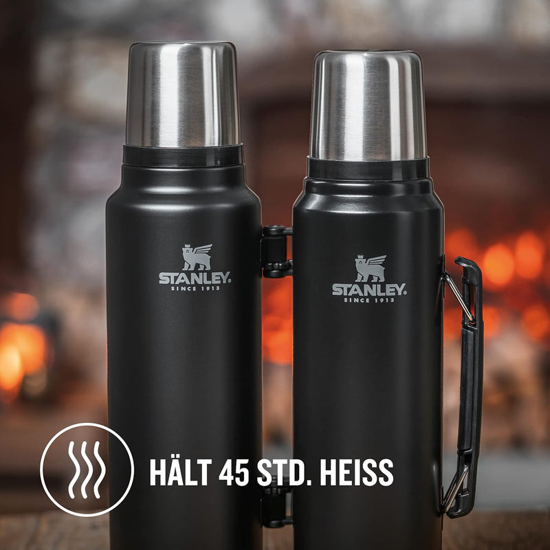 Stanley Classic Legendary Thermosflasche Edelstahl 1.9L - Thermos Hält 45 Stunden Heiss oder Kalt -