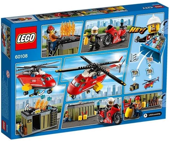 LEGO City 60108 - Feuerwehr-Löscheinheit Single, Single