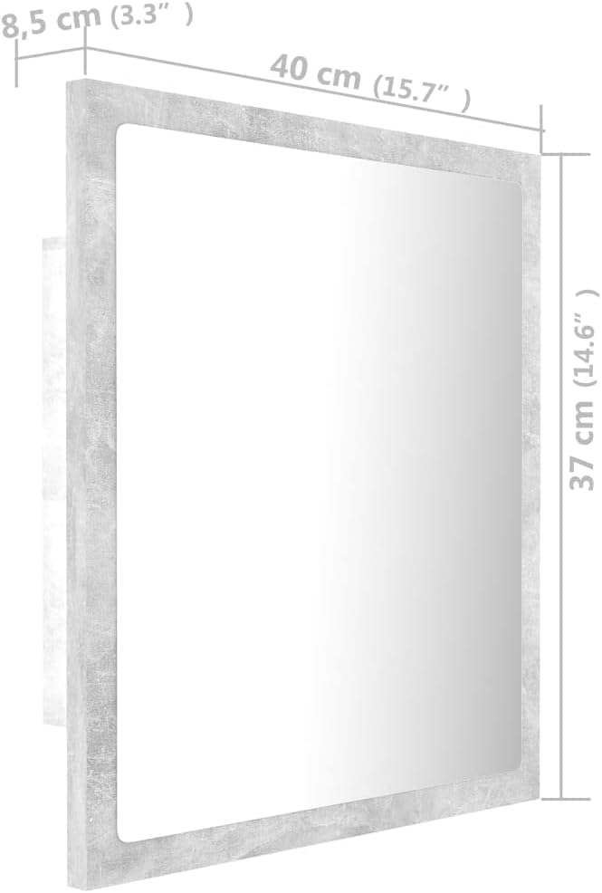vidaXL LED Badspiegel Wandspiegel Badezimmerspiegel Lichtspiegel Spiegel Hängespiegel Bad Badezimmer