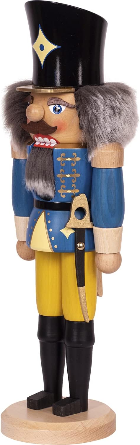 Saico Nussknacker, Holz, blau, 29cm