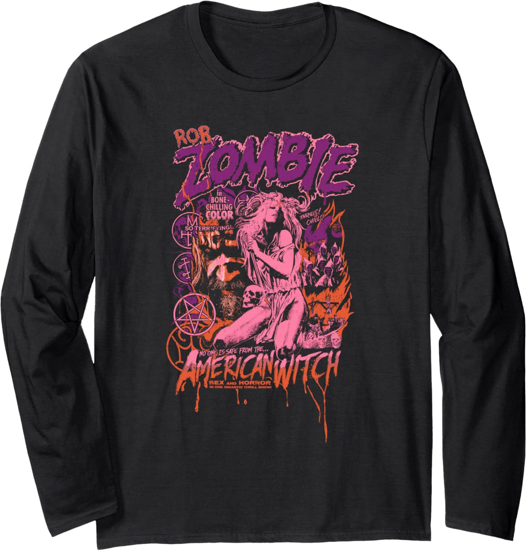Rob Zombie - American Witch Pastel Langarmshirt