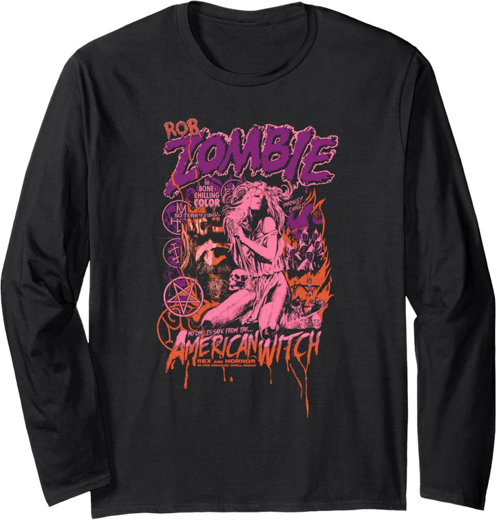 Rob Zombie - American Witch Pastel Langarmshirt