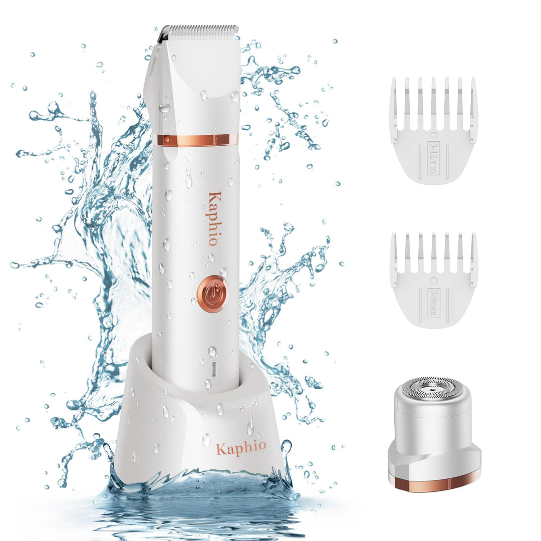 Bikini Trimmer für Frauen Seidenhaut: schmerzfreie Eletctric Rasierer für Frauen - IPX7 wasserdichte