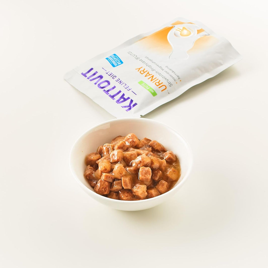 Kattovit Urinary Multipack | 12 x 85 g | Diät-Alleinfuttermittel für Katzen mit 4 verschiedenen Sort