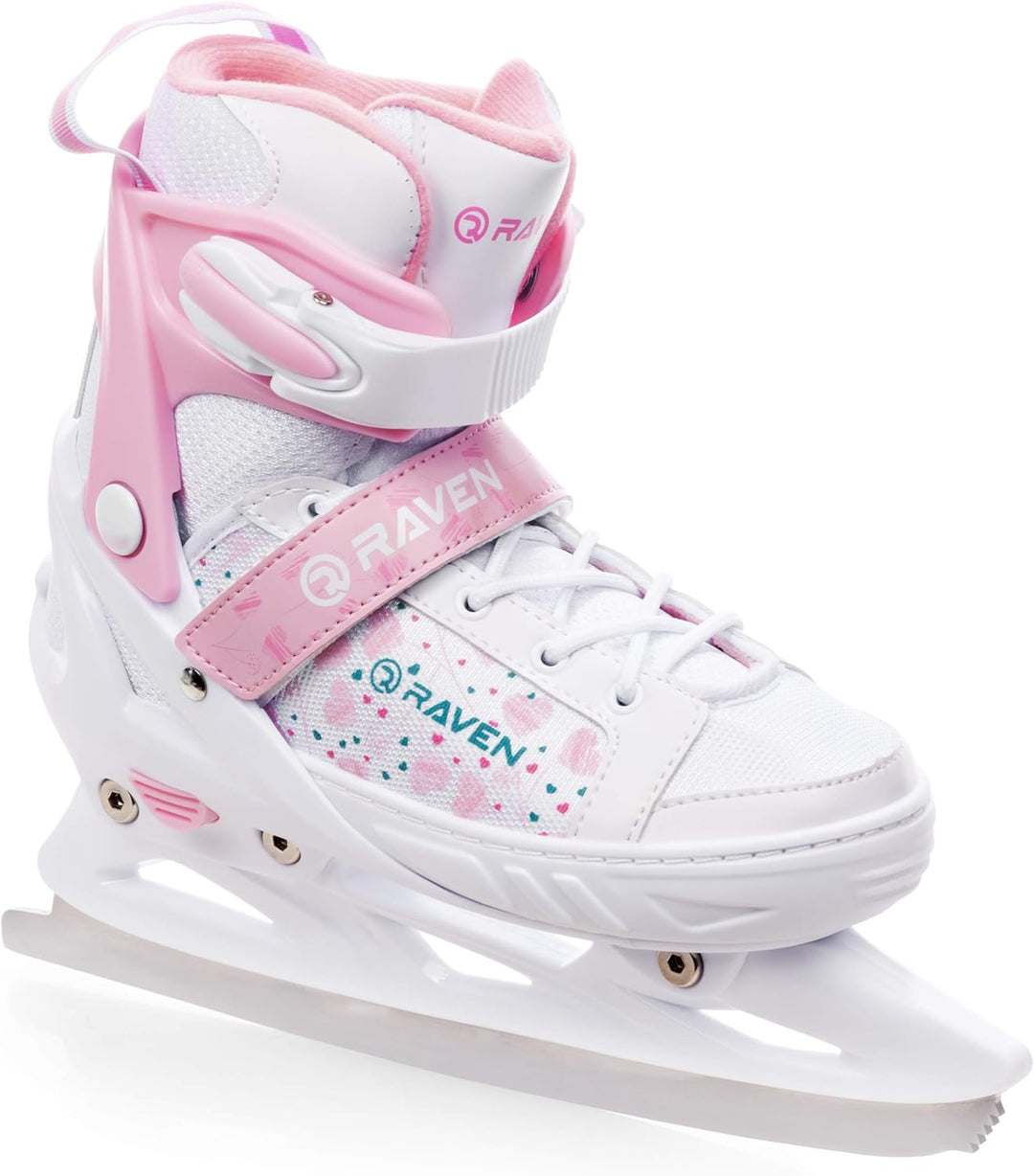 Raven Verstellbare 2in1 Inlineskates-Schlittschuhe ROSI mit LED Leuchtrad - Kugellager Abec7 - Doubl