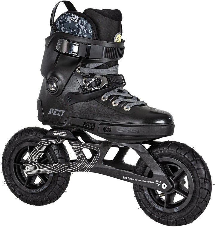 Powerslide SUV Inline Skate Next Edge 150, für Off-Road und Training, für Damen und Herren 46-47, 46