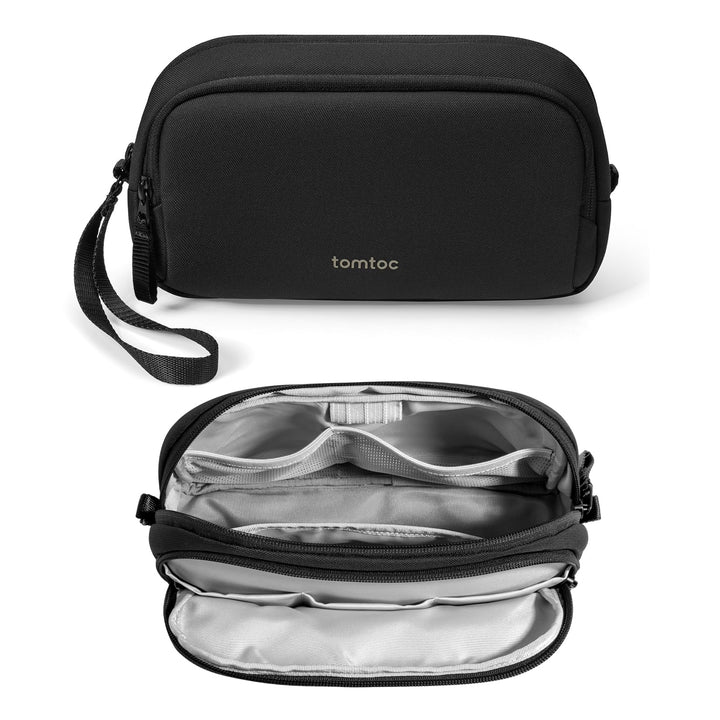 tomtoc Kabeltasche Zubehörtasche, Reise EDC Elektronik Organizer Tasche Kabelorganizer Tech Pouch Ba