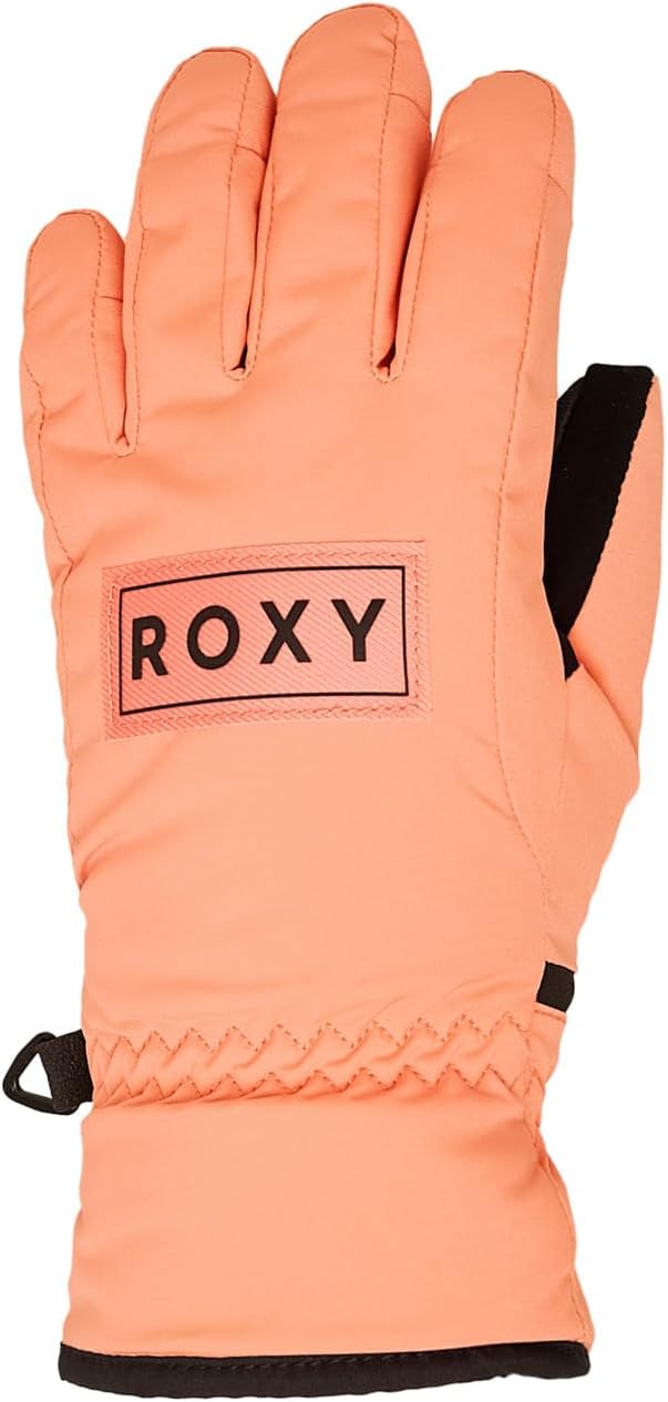 Roxy Mädchen Freshfield Girl Gloves Winter-Handschuhe L Coral Chic, L Coral Chic