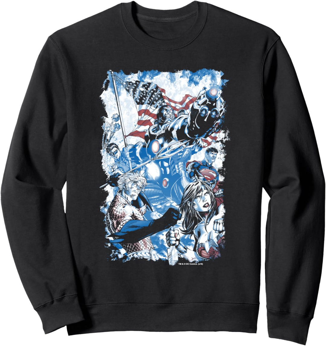 Justice League American Justice Sweatshirt