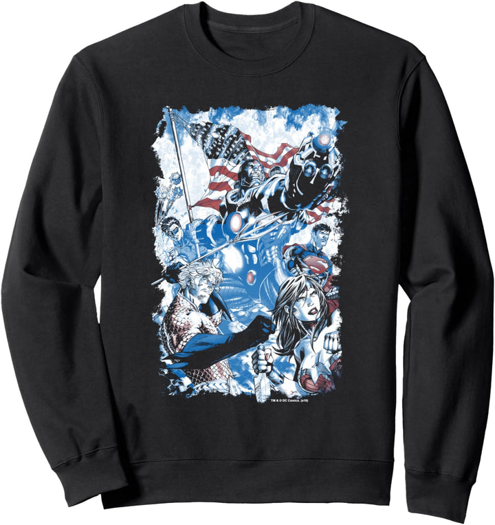 Justice League American Justice Sweatshirt
