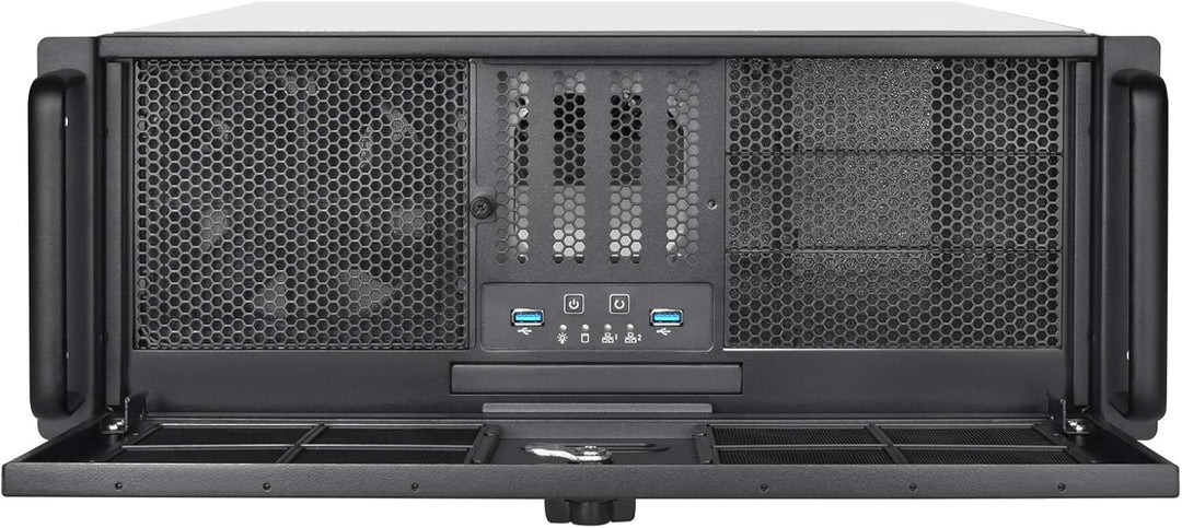 Silverstone SST-RM400 - 4U Rackmount Server Gehäuse, Unterstützt Mainboards bis SSI-Ceb und ATX (PS2