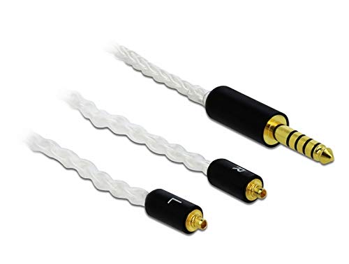 Delock Audio Kabel 4,4 mm 5 Pin Klinkenstecker zu 2 x MMCX Stecker 1,20 m