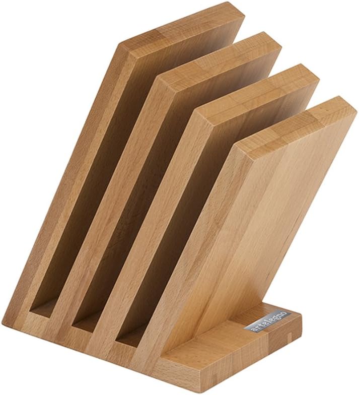 Arte Legno 42 Messerblock, Buchenholz, Natur 9 Knives Natur, 9 Knives Natur