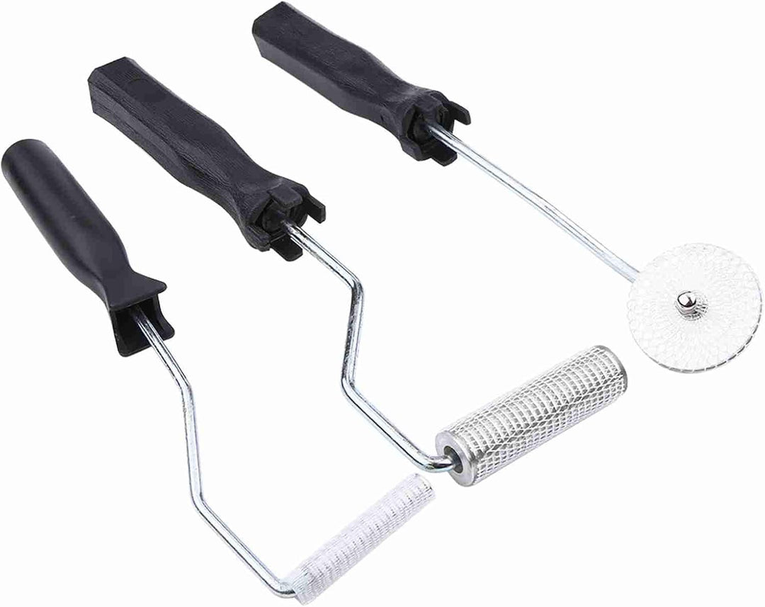 Hyuduo Fiberglas Roller Tools Kit, Aluminiumlegierung Fiberglas Bubble Paddle Set für die Reparatur