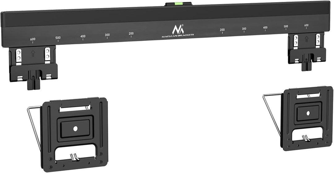 Maclean MC-481 Ultraflache TV Wandhalterung für 37-80" Flach & Curved Fernseher bis zu 75kg Max. VES