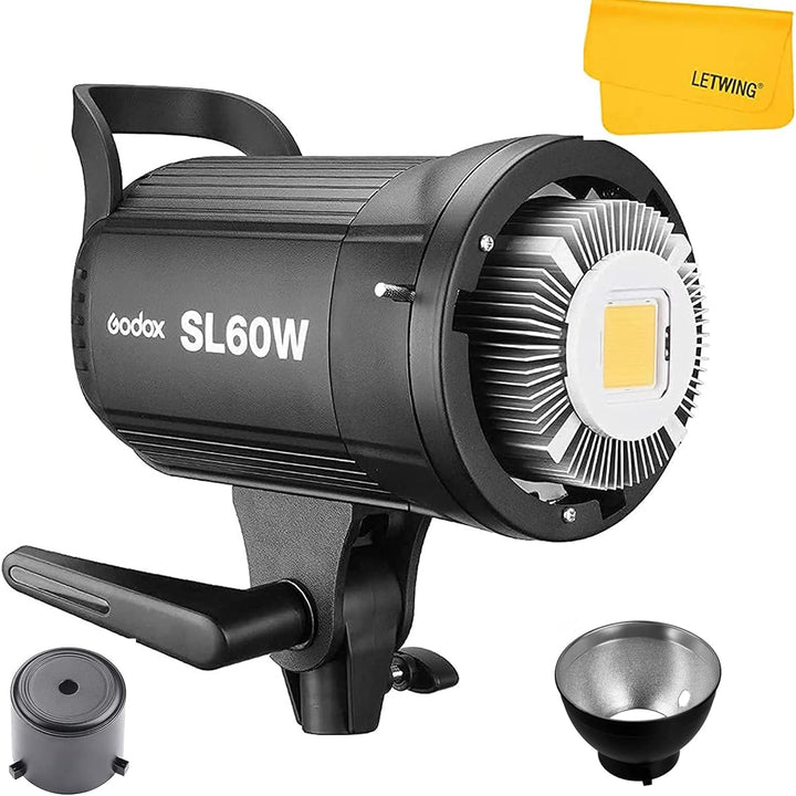 Godox SL-60W SL60W 60W 5600K Weiss LED Videoleuchte mit Deutsches Bedienungsanleitung für Videoaufze