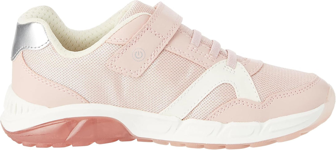 Geox Mädchen J Spaziale Girl A Sneaker 30 EU Lt Rose Lt Ivory, 30 EU Lt Rose Lt Ivory