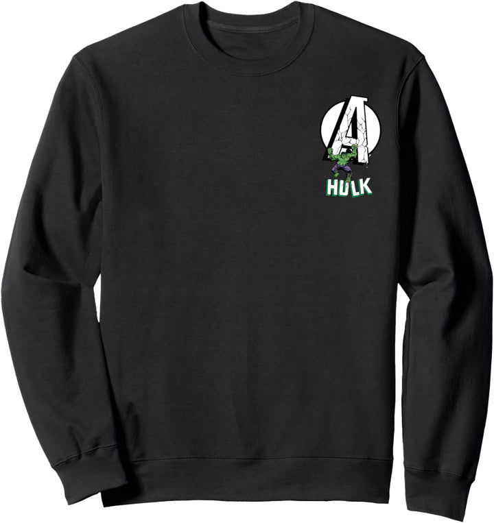 Marvel Avengers Hulk Pocket Logo Sweatshirt