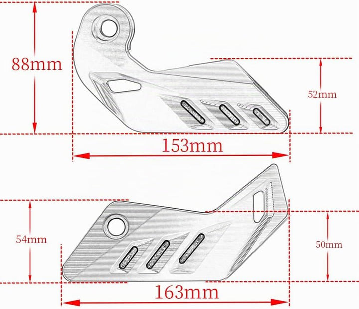 Modeer Kompatibel mit BMW S1000 RR S 1000RR 2019-2022 Motorrad Motor Crash Protector Rahmen Slider C