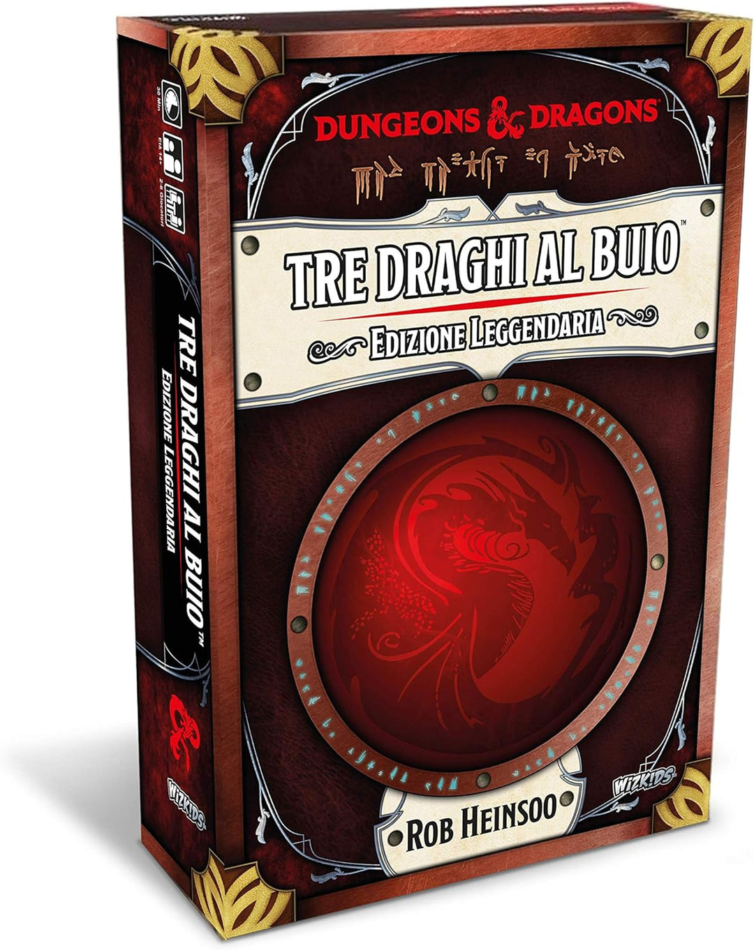 Asmodee - DREI Drachen im Dunkeln: Legendäre Ausgabe, Kartenspiel, Italienische Ausgabe, 4046