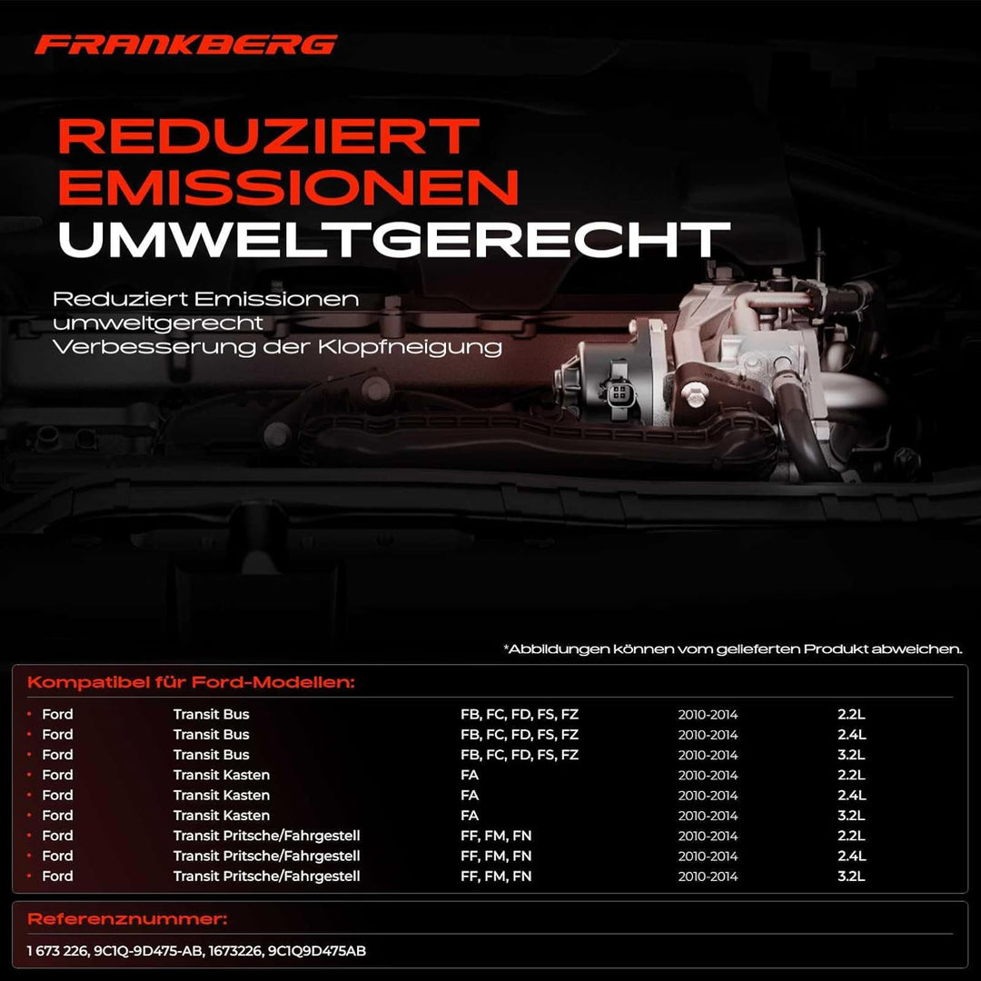 AGR-Ventil Abgasrückführung für Transit Bus Kasten Pritsche/Fahrgestell FA FB FC FD FS FZ FM FN 2.2