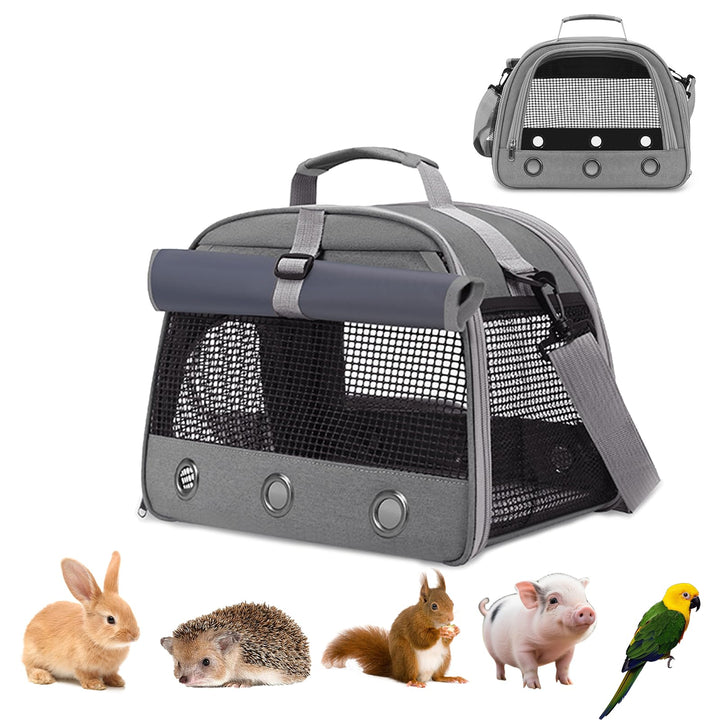 Transportbox Katze, Elegante Transporttasche für Haustiere, Transportbox Kaninchen, Hamster transpor