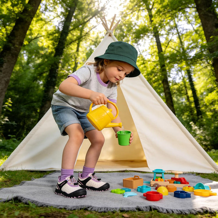 Mishansha Trekkingschuhe Kinder, Wanderschuhe Jungen Atmungsaktiv rutschfest Turnschuhe Mädchen Outd