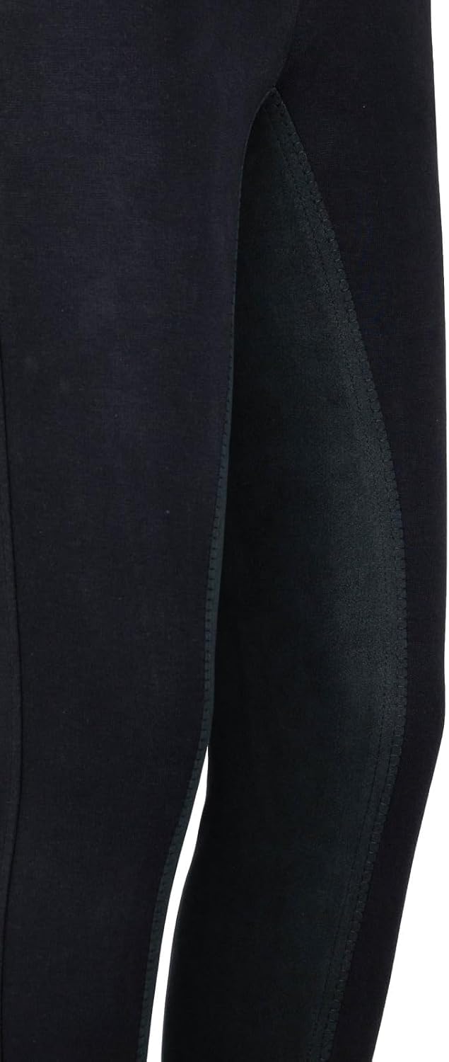 RL24 - Kinder Reithose Vollbesatz BASICLINE 110 Schwarz/Schwarz, 110 Schwarz/Schwarz
