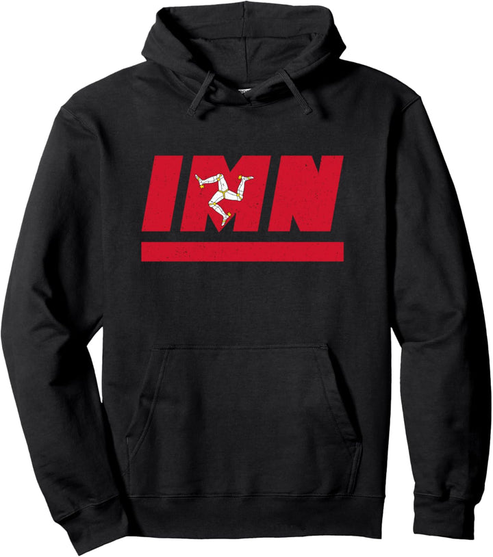 Isle of Man Design IMN. Ellan Vannin Outfit mit Flagge Pullover Hoodie