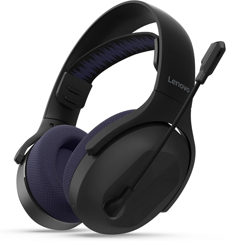 Lenovo Legion H410 Wireless Gaming Headset | Gaming Kopfhörer | schwarz-dunkelviolett