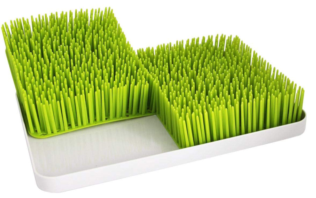 40 x 27cm Abtropfgestell für hygienisches Trocknen von Babygeschirr und Schnullern grüner Rasen GROS