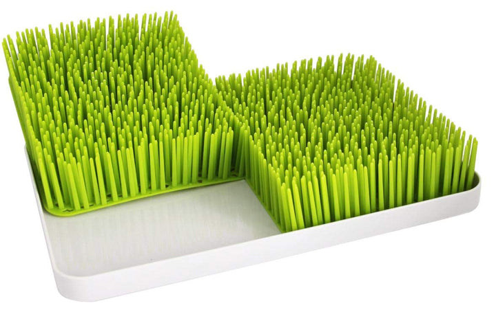 40 x 27cm Abtropfgestell für hygienisches Trocknen von Babygeschirr und Schnullern grüner Rasen GROS