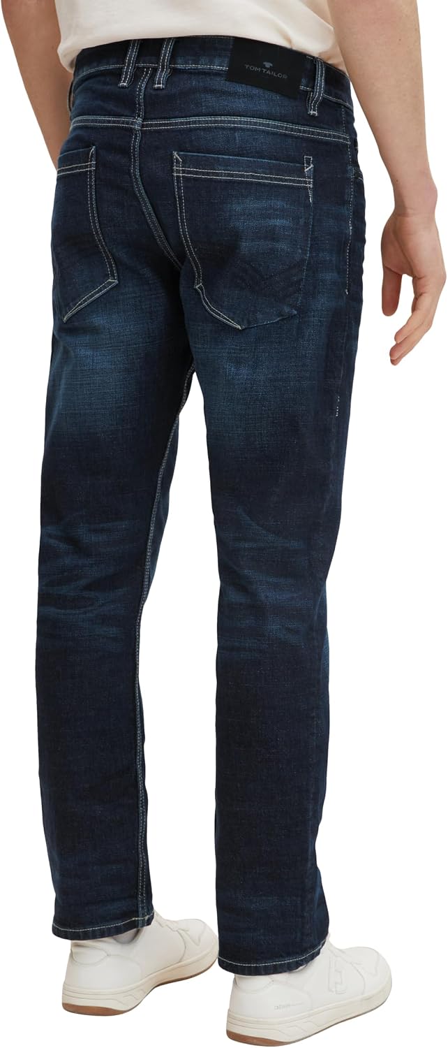 Tom Tailor Herren Trad Relaxed Jeans 32W / 32L 10282 - Dark Stone Wash Denim, 32W / 32L 10282 - Dark