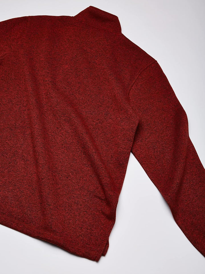 Wrangler Authentics Men’s Sweater Fleece Quarter-Zip S Bossa Nova, S Bossa Nova