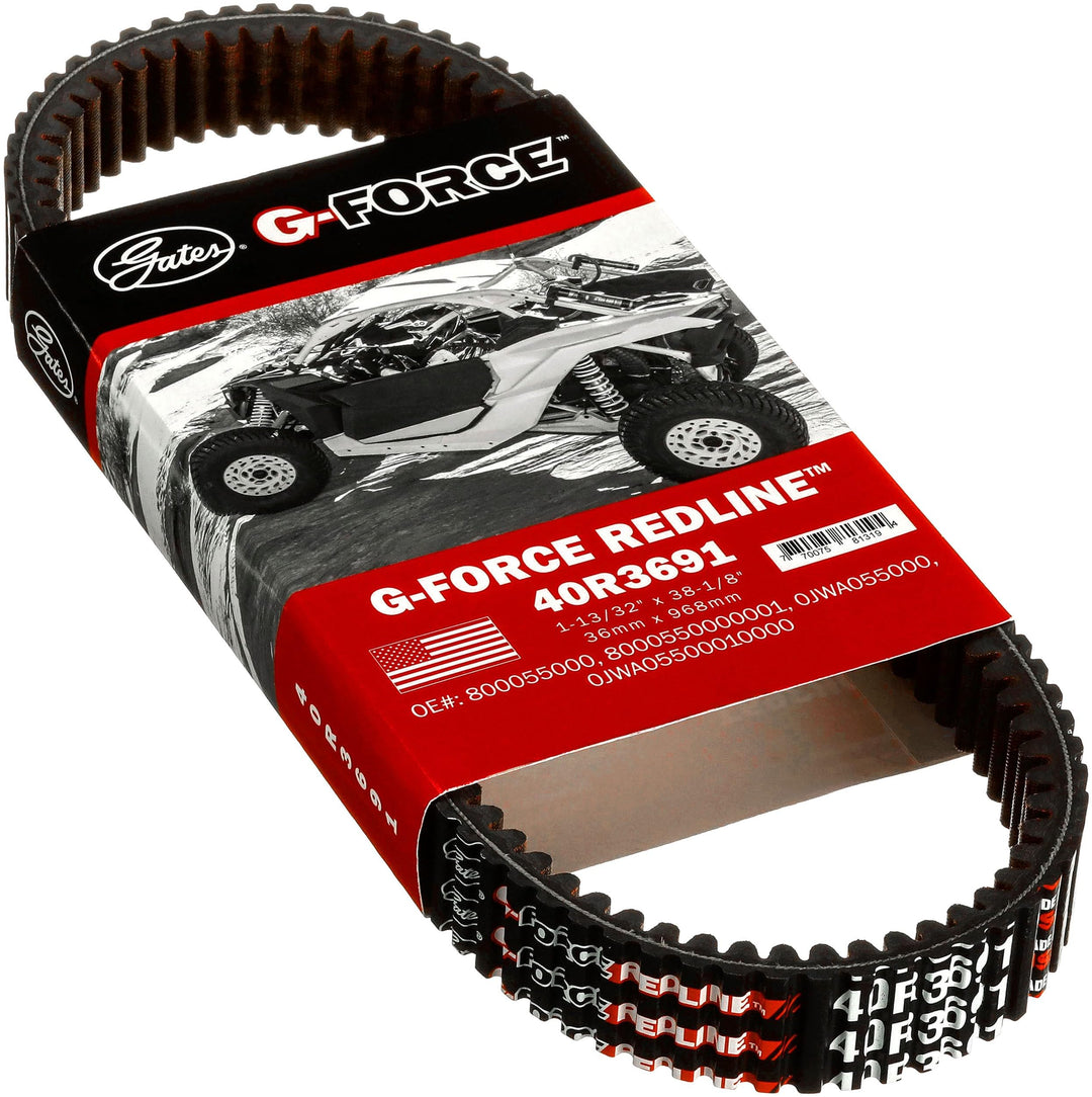 Gates 40R3691 G-Force RedLine Stufenloser Getrieberiemen (CVT)