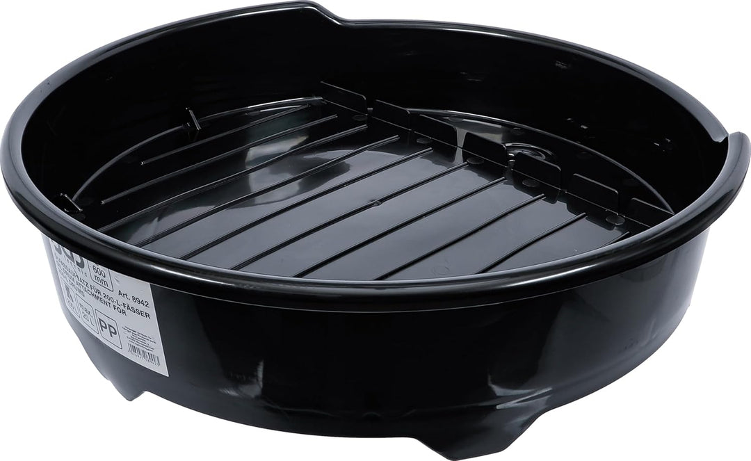 BGS 8942 | Ölfassaufsatz für 200-l-Fässer | 20 l, Schwarz