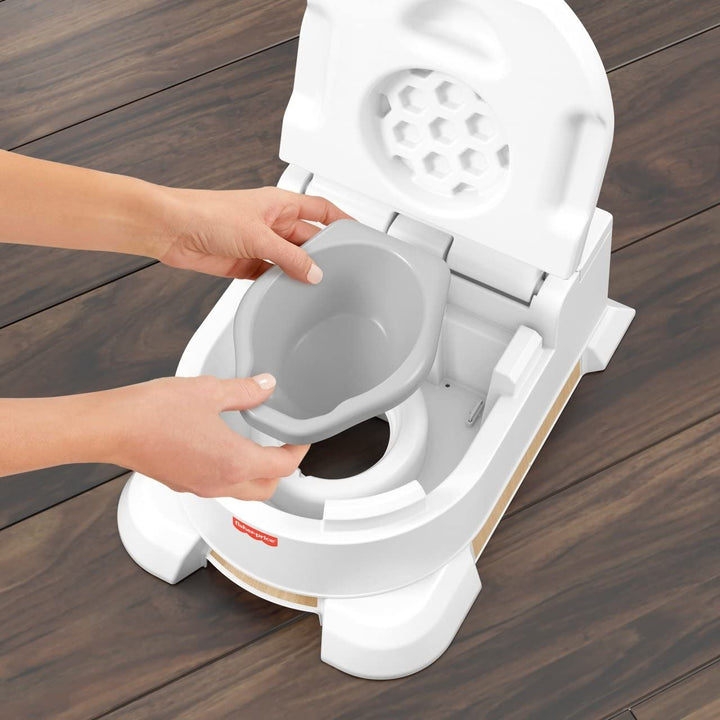 Fisher-Price HBX68 - 4-in-1 Premium Töpfchen – mitwachsendes Töpfchen, mit realistischen Geäruschen