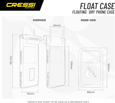 Cressi Unisex-Adult Float Floating Dry Phone Case Schwimmende und wasserdichte Abdeckung für Geräte