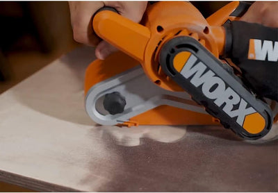 WORX WX661.1 Bandschleifer 950W - mit Staubsauger-Adapter - ergonomisches design