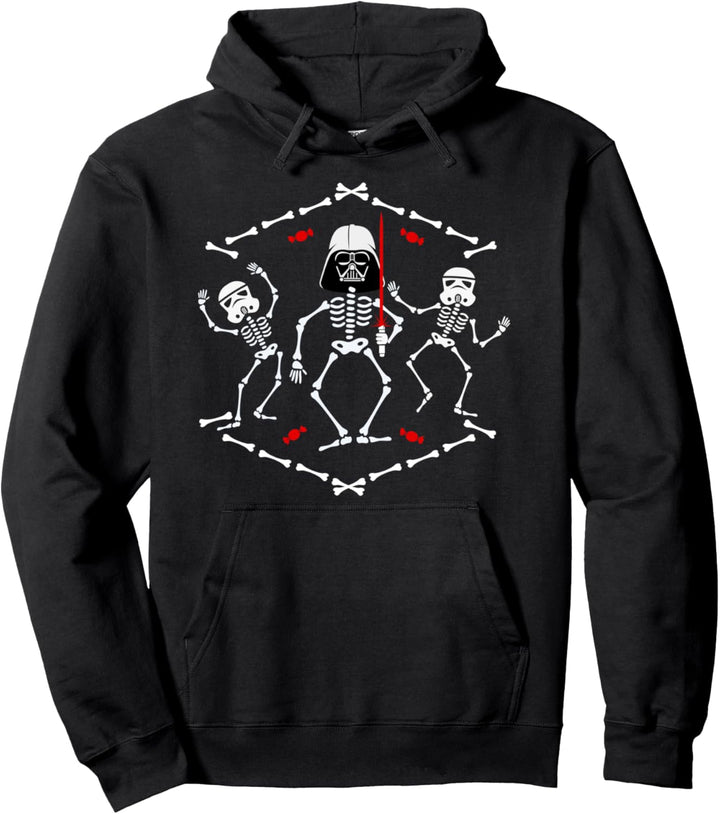 Star Wars Darth Vader & Skeleton Troopers Halloween Poster Pullover Hoodie
