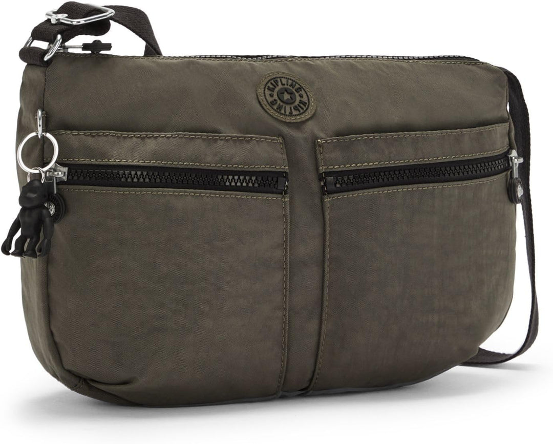 Kipling Womens IZELLAH Crossbody, Green Moss, 12x33x23 cm, Green Moss