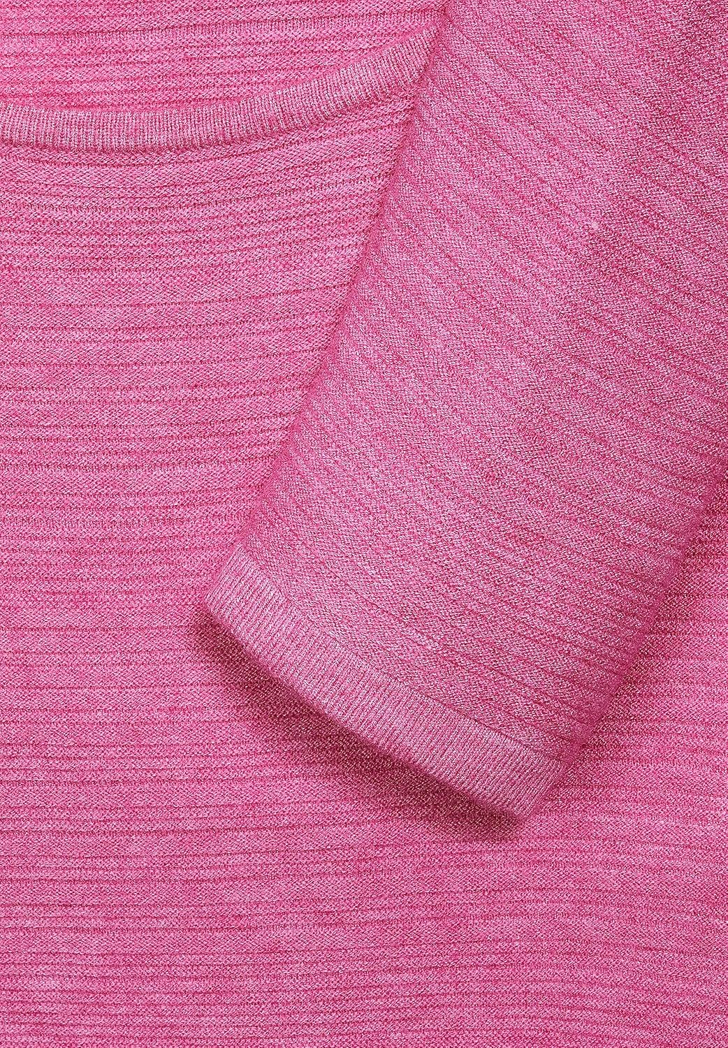 Street One Damen A302025 Strickpullover (1er Pack) 38 Pink Crush Melange, 38 Pink Crush Melange