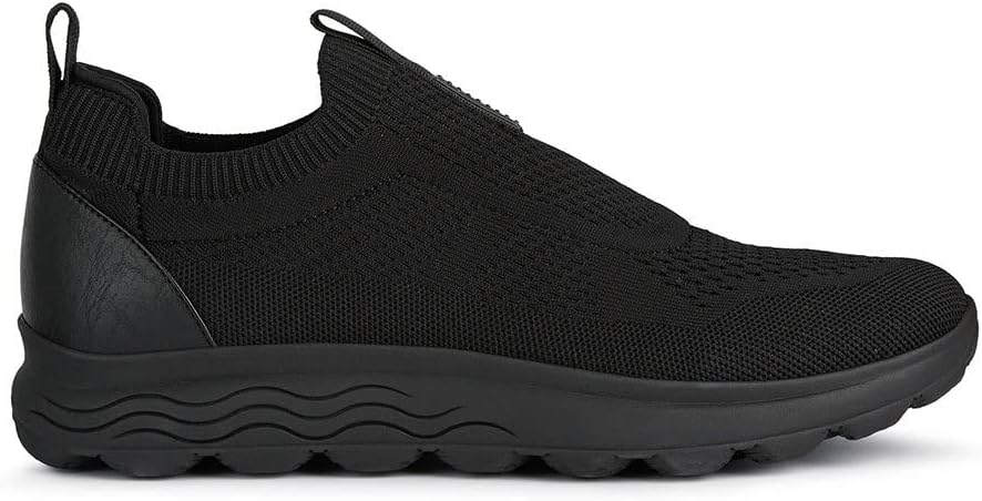 Geox Jungen U Spherica A Sneakers 39 EU Schwarz, 39 EU Schwarz