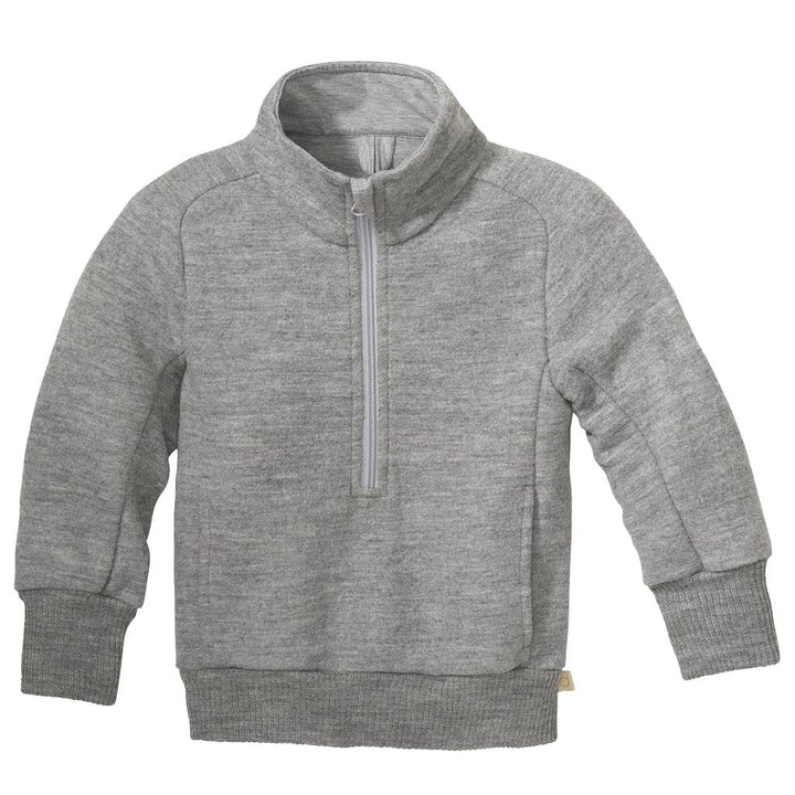 Disana Troyer, Leichter Sweater mit Reissverschluss | 100% Bio-Merinowolle GOTS, IVN Best | Baby Kle