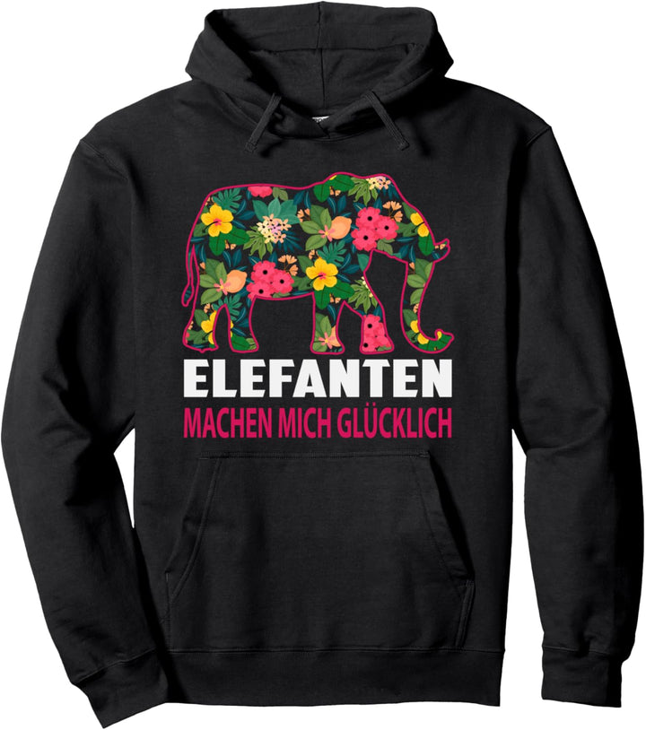 Safari Afrika Geschenk für Tierpfleger Vintage Elefanten Pullover Hoodie