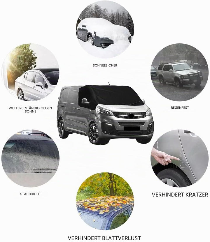 Frontscheibe Wrap Cover für Opel Vivaro 2014-2019, Luxus 600D Auto Windschutzscheiben Abdeckung, was