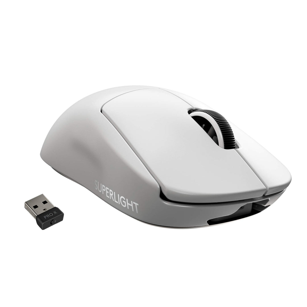Logitech G PRO X SUPERLIGHT kabellose Gaming-Maus mit HERO 25K Sensor, Ultra-leicht mit 63g, 5 progr